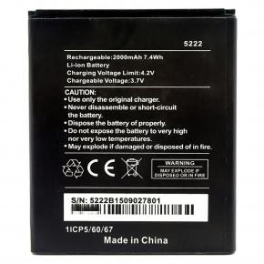 Distribute Top Quality Competitive Price 2000mAh 3.7V 5222 Battery For Wiko Rainbow