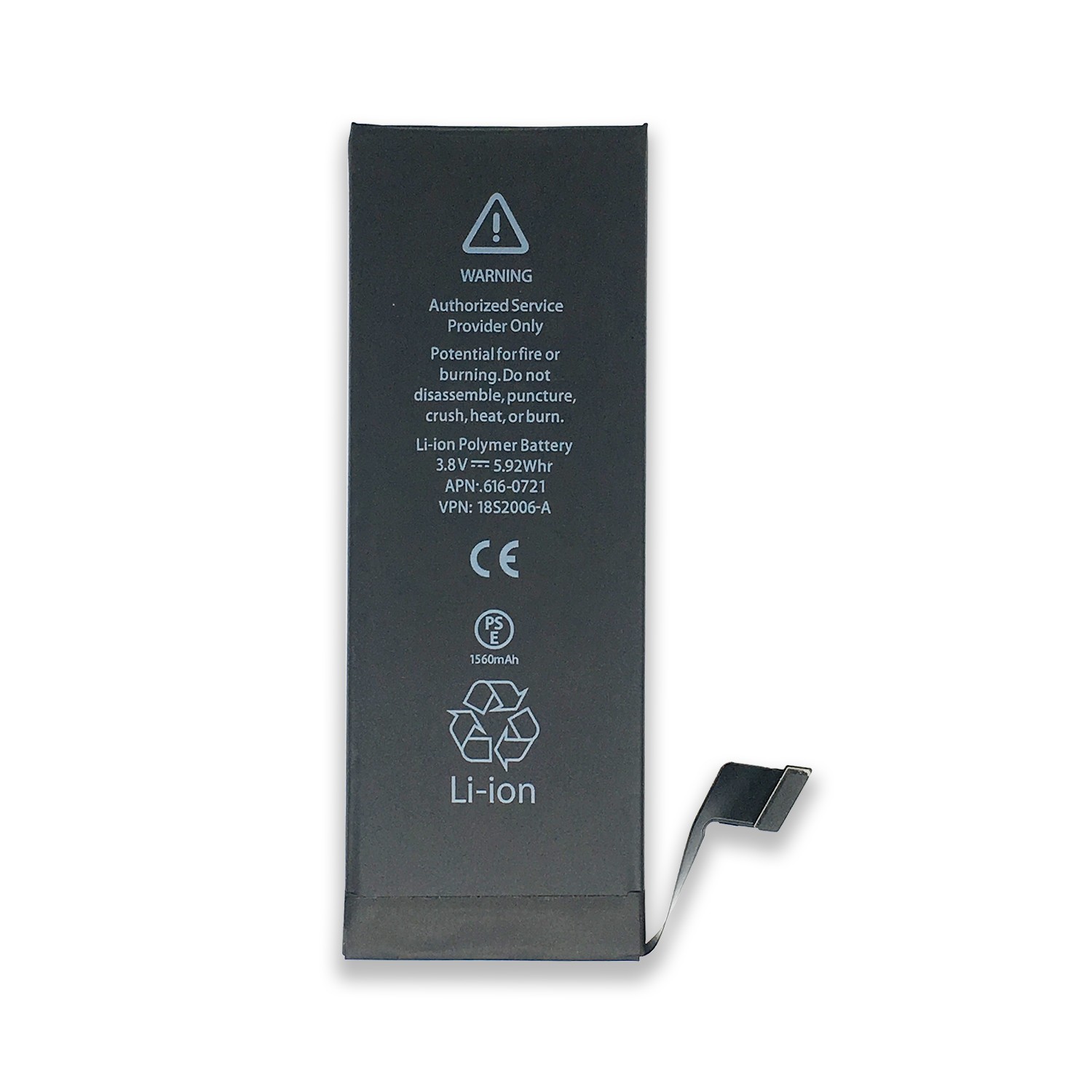 Hot sale high capacity replacement digital phone battery for iPhone 5S