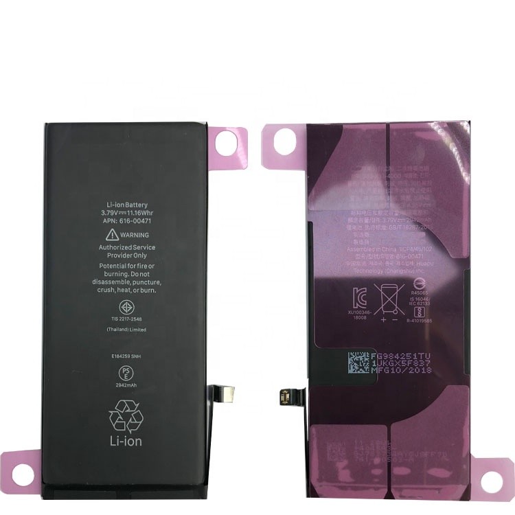 Original Li-ion iPhone XR 2942mAh 3.79V replacement battery Factory Wholesale
