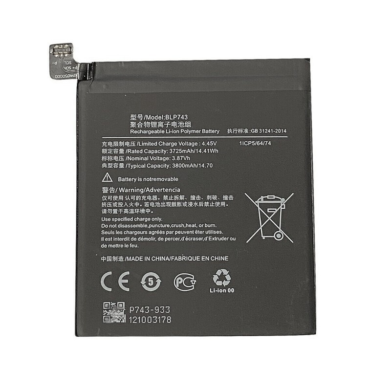 3A quality Cell Phone Battery 3.87V 3800mAh BLP699 For One Plus 7T BLP743