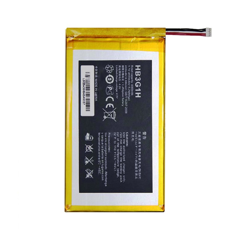 Factory Wholesale 4100mAh HB3G1H For Huawei MediaPad 7 Lite S7-701 battery
