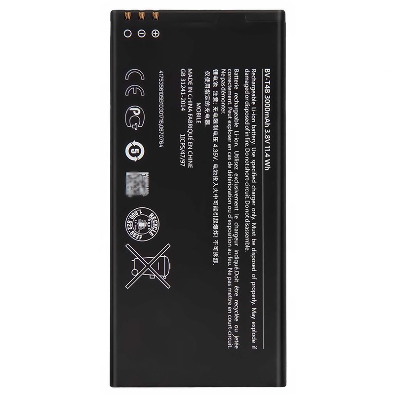 3000mAh 3.8V Li-ion Battery BV-T4B For Nokia Lumia 640XL RM-1096 RM-1064