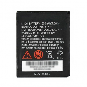 Wholesaler Provide Geniue 1500mAh 3.7V Li3715T42P3h415266 Battery For ZTE Avail Z990 N990 N760 N780 V881