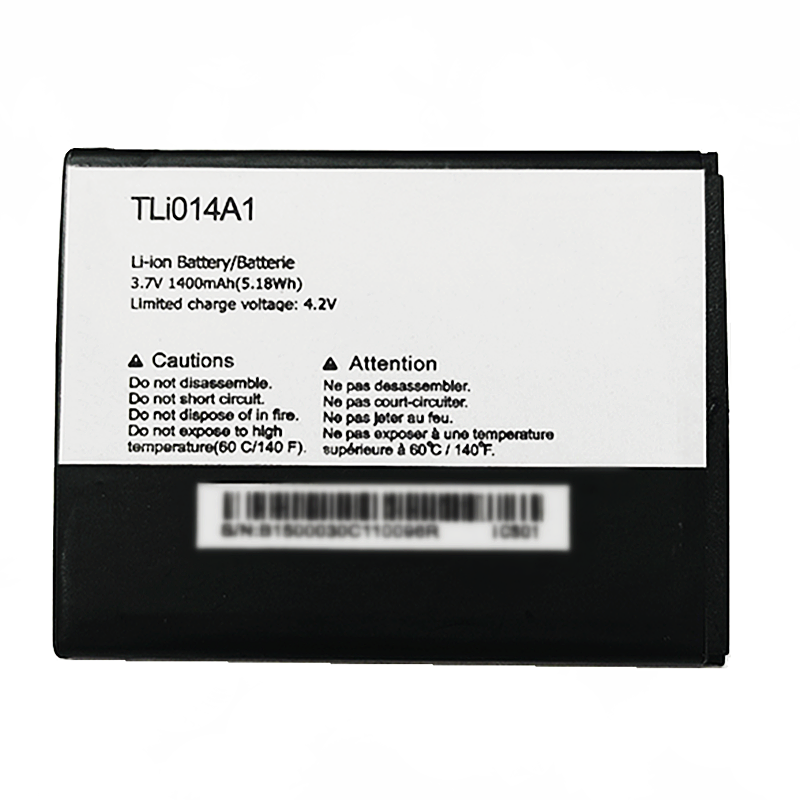 1400mAh 3.7V TLI014A1 Battery For Alcatel tli014a1 cab1400002c1 for ot-4005d