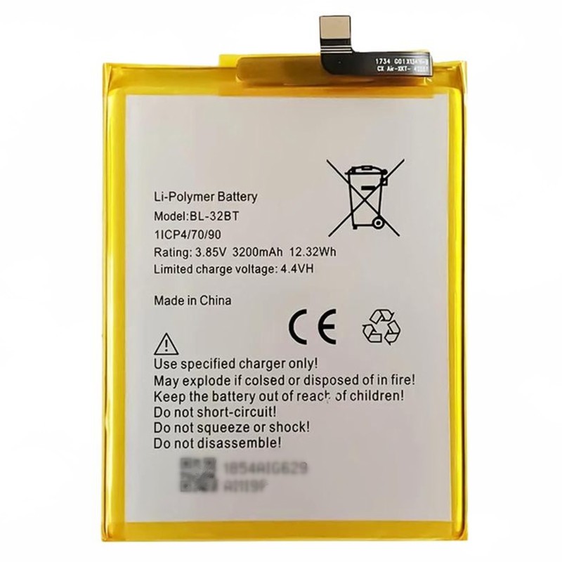 Factory Supply Mobile Phone Battery 3200mAh 3.85V BL-32BT For Tecno Camon CX AIR