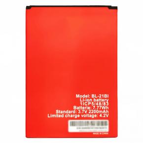 Factory Wholesale 2200mAh 3.7V Mobile Phone Battery BL-21BI For ITEL IT1503