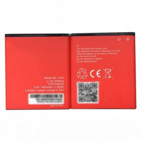 China Supplier Manufacture 1400mAh 3.8V Cell Phone Battery For ITEL BL-14AI