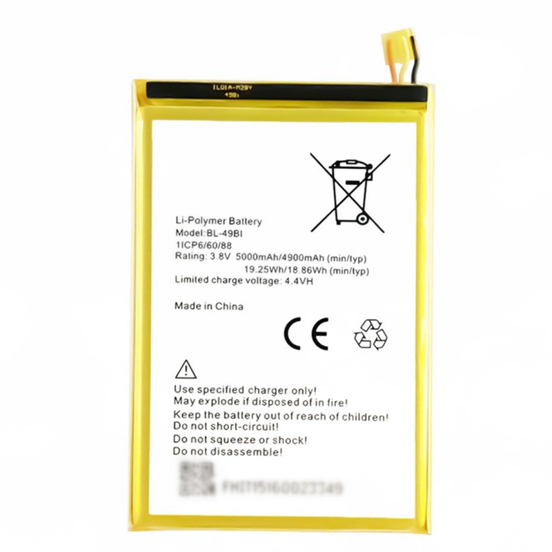 4900mAh 3.8V ITEL BL-49BI Replacement Mobile Phone Battery With High Quality