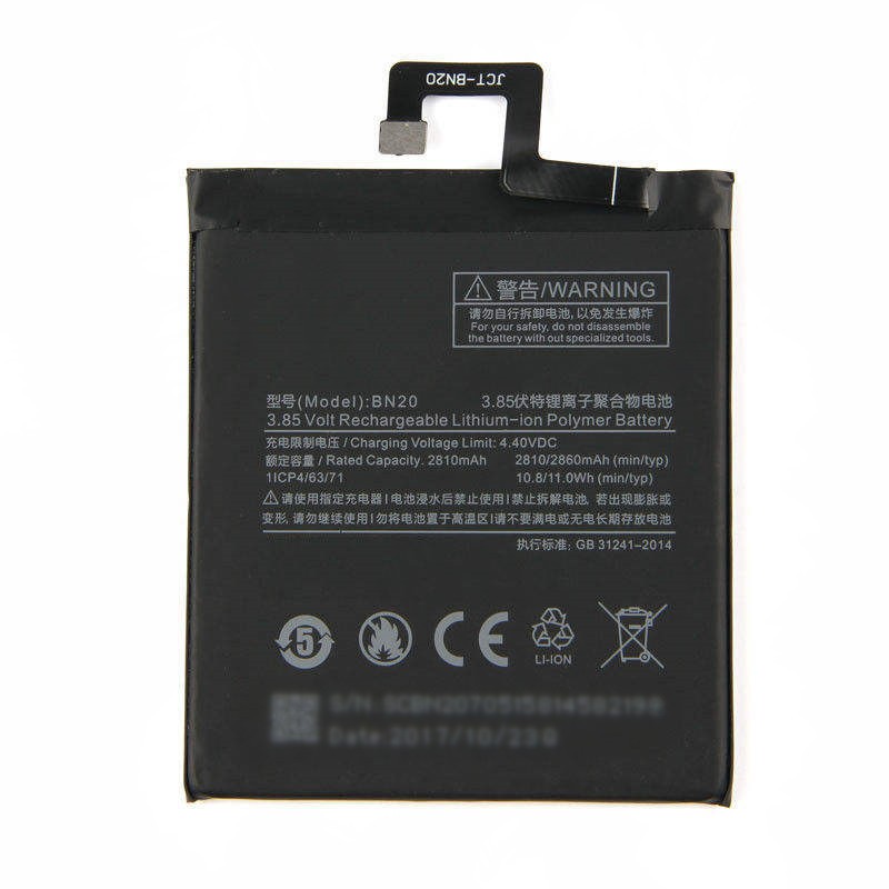 Factory Supply 2860mAh 3.85V AAA Quality Battery BN20 For Xiaomi Mi 5C M5C