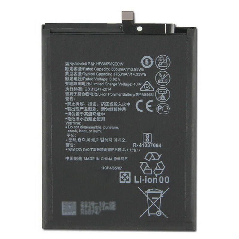 3750mAh 3.82V HB386589ECW Battery For Huawei Ascend P10 Plus Honor V10