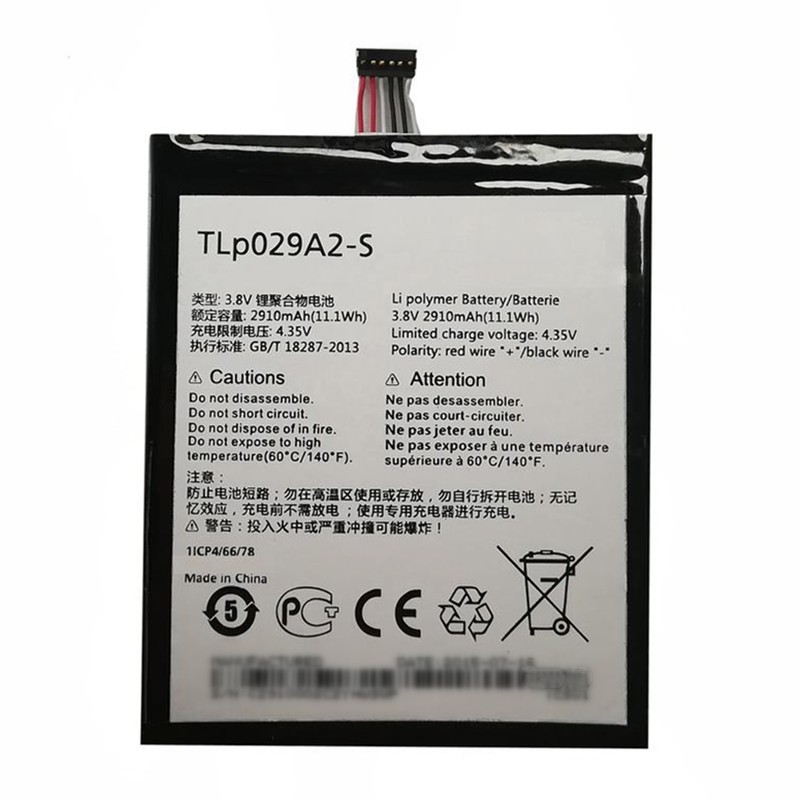 2910mAh 3.8V TLP029A2-S Cell Phone Battery For Alcatel One Touch Idol 3 ot-6045