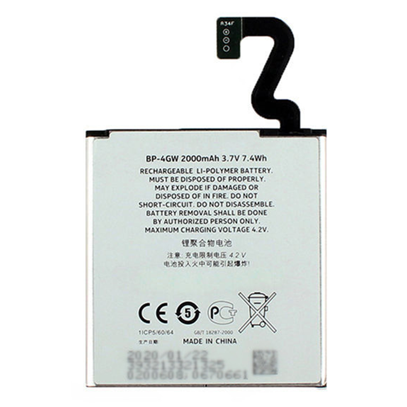 Wholesale 2000mAh 3.7V New Replacement Battery BP-4GW For Nokia Lumia 920 920T