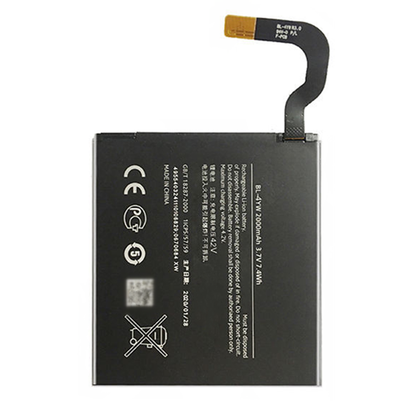 Distributor Supply BL-4YW Phone Battery 2000mAh 3.7V For Nokia Lumia 925 925T