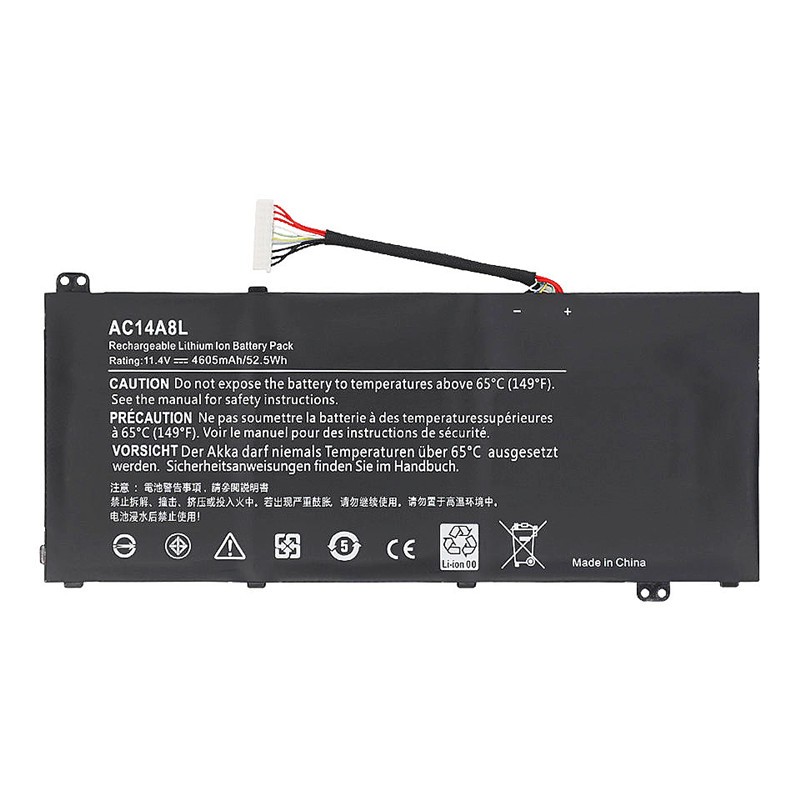 11.4V AC14A8L Laptop Battery For Acer Aspir VN7-571 VN7-571G VN7-591 VN7-591G