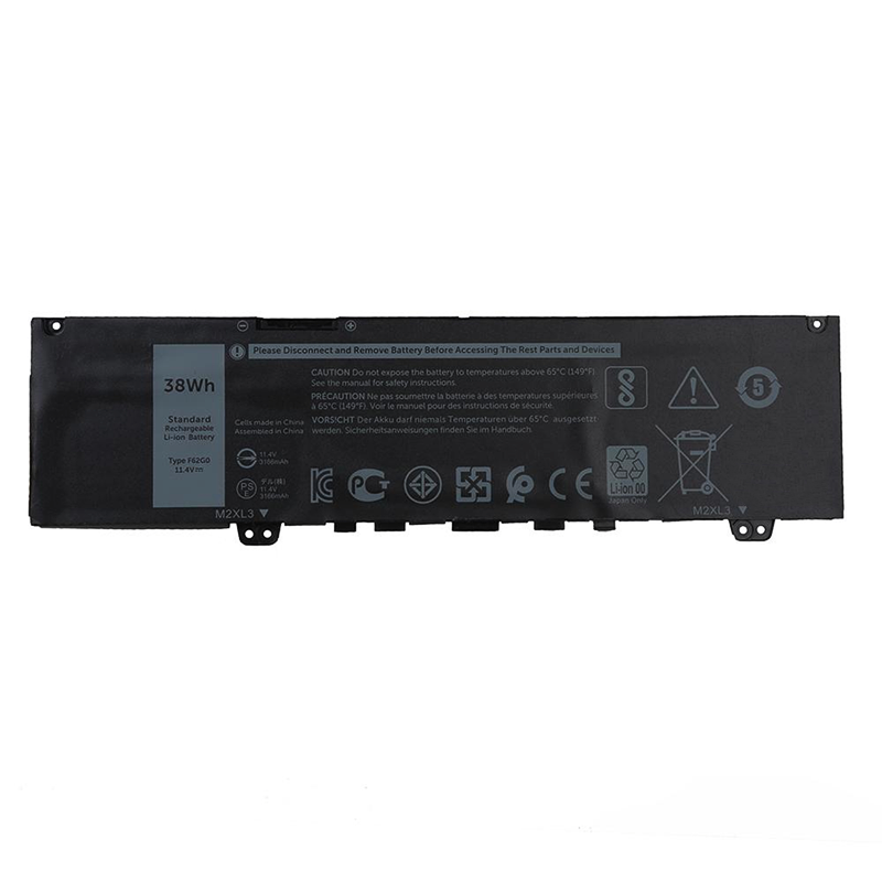 38Wh F62G0 PC Battery For Dell Inspiron 13 5370 7370 7373 7380 Vostro 13-5370