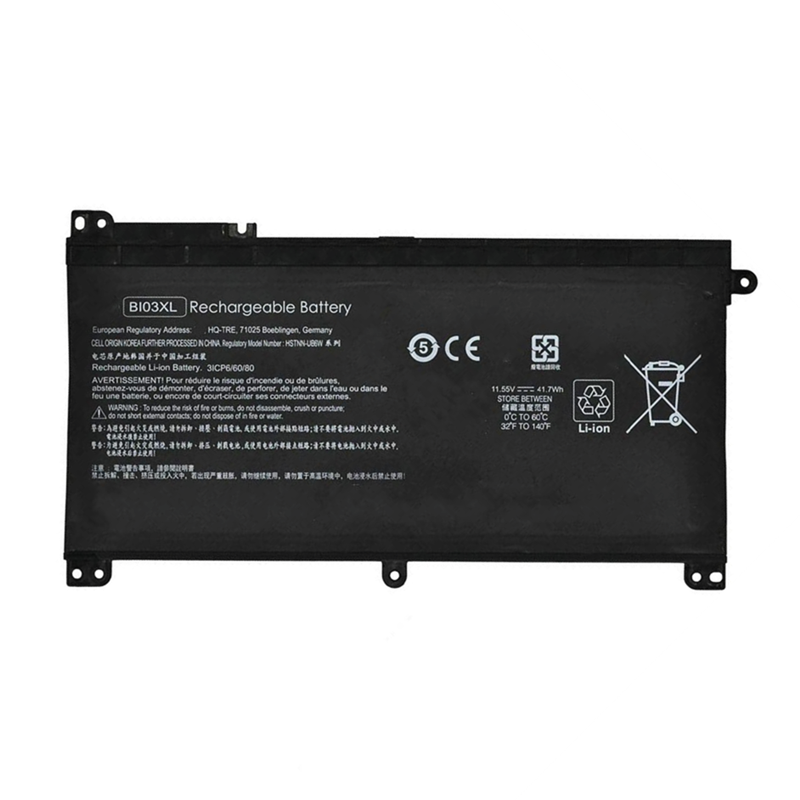 Supply 41.7Wh 11.55V BI03XL ON03XL Laptop Battery For HP Pavilion X360 13 series