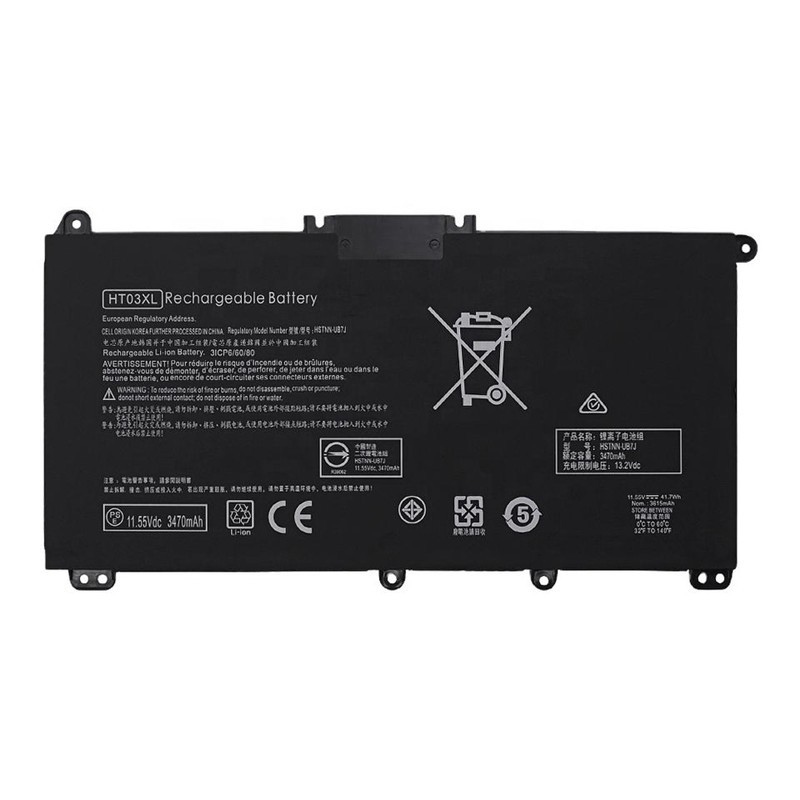 HT03XL Laptop Battery 3470mAh 11.55V For HP Pavilion14-CE 14-CF 14-DF Series