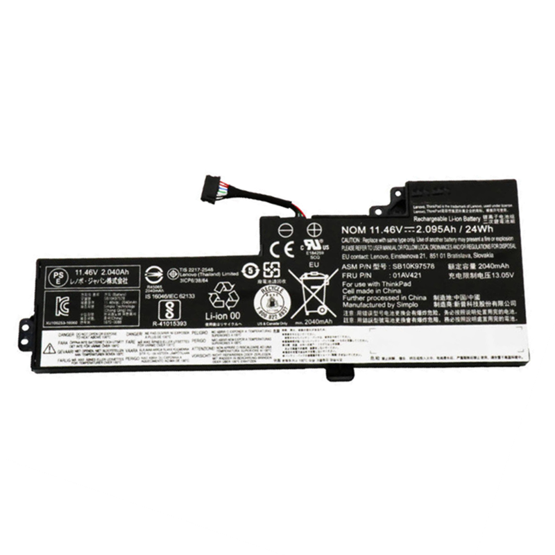 Distributor Direct Sale 01AV421 SB10K97578 Laptop Battery For Lenovo ThinkPad T470 T480 A475