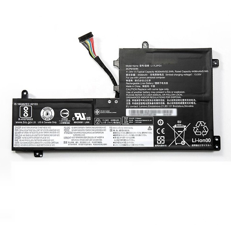 Wholesale 11.34V 4630mAh L17M3PG1 Laptop Battery For Lenovo Y530 Y540 Y730 Y7000