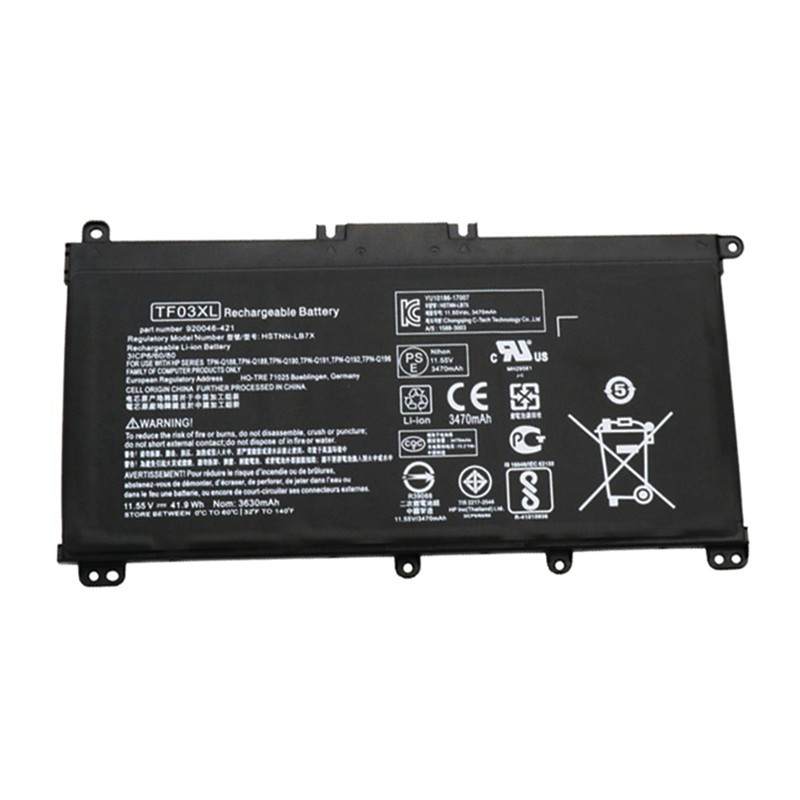 TF03XL 41.9Wh 11.55V Laptop Battery For HP Pavilion 15-CC 15-CD 17-AR Series