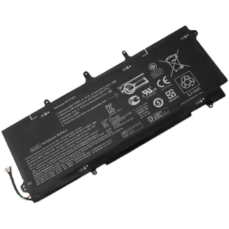 Hot Sale 42Wh 11.1V BL06XL Laptop Battery For HP Elitebook Folio 1040 G1 G2