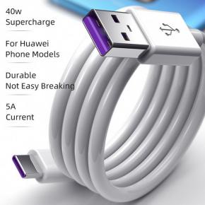 Mobile Phone USB Data Cable Quick Charger Cable 5A Type C Fast Charging Cable