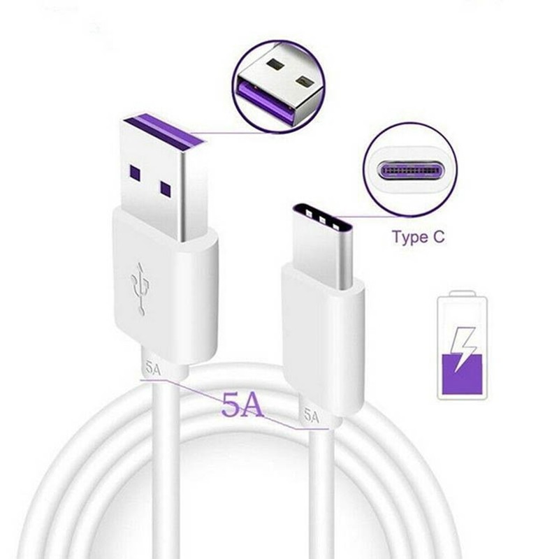 Mobile Phone USB Data Cable Quick Charger Cable 5A Type C Fast Charging Cable