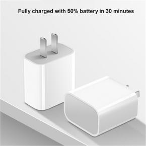 PD 20W Charger USB-C Adapter For Apple iPhone 11 12 13 Pro Max Fast Charger