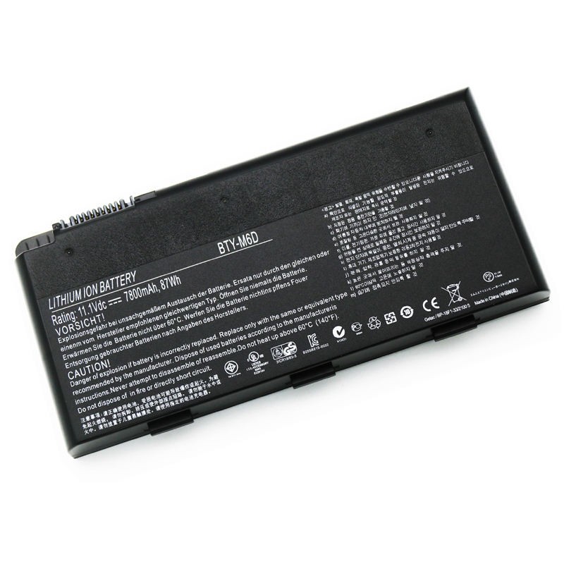 BTY-M6D Laptop Battery For MSI GT60 GT70 GX780R GX680 GX780 GT660R GX660