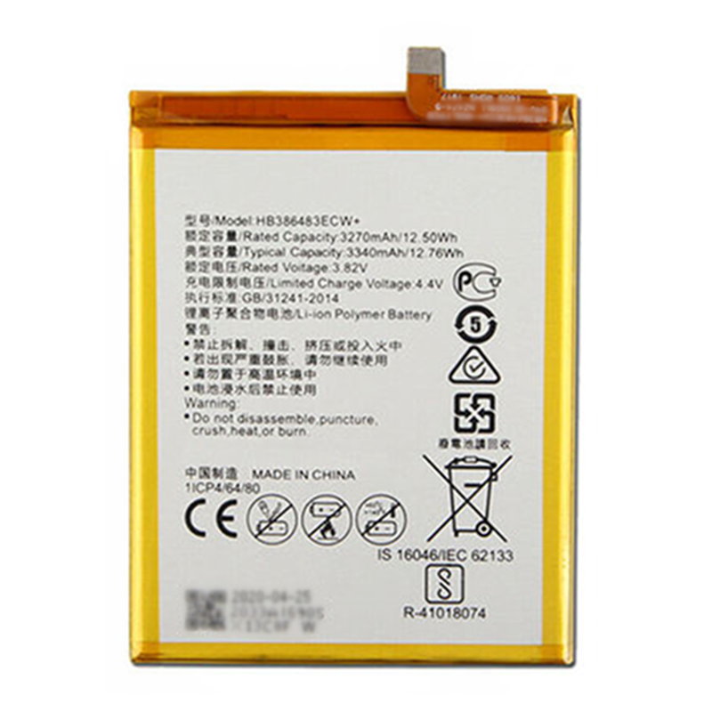 Supply HB386483ECW Cell Phone Battery For Huawei Honor 6X Maimang 5 Head 5 AL00