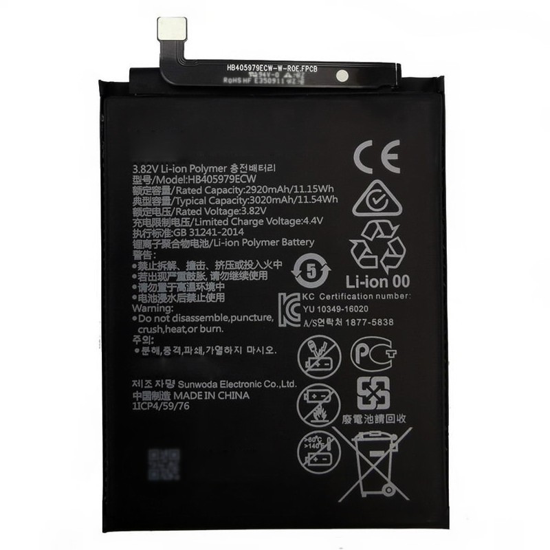 HB405979ECW Rechargeable lithium Battery For Huawei Honor 8A Ascend Nova Enjoy 6S Y6 2019