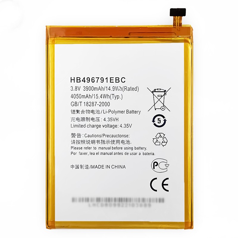Original Capacity HB496791EBC Phone Battery For Huawei Ascend Mate1 Mate2