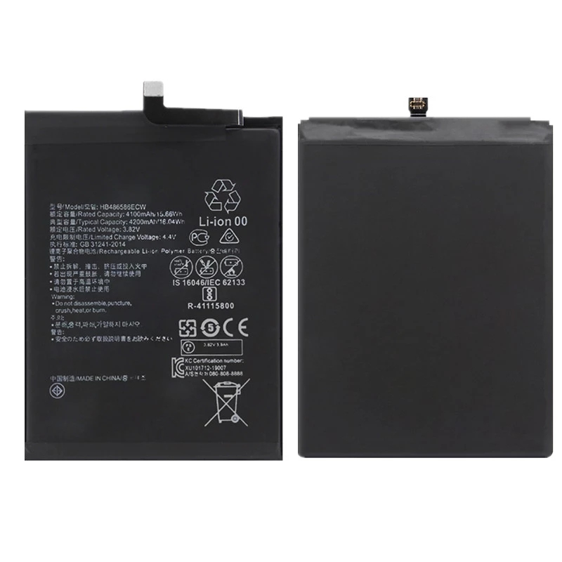 Battery wholesaler 4200mAh HB486586ECW Phone Batteria For Huawei Mate 30 Mate 30 Pro V30 P40 Lite
