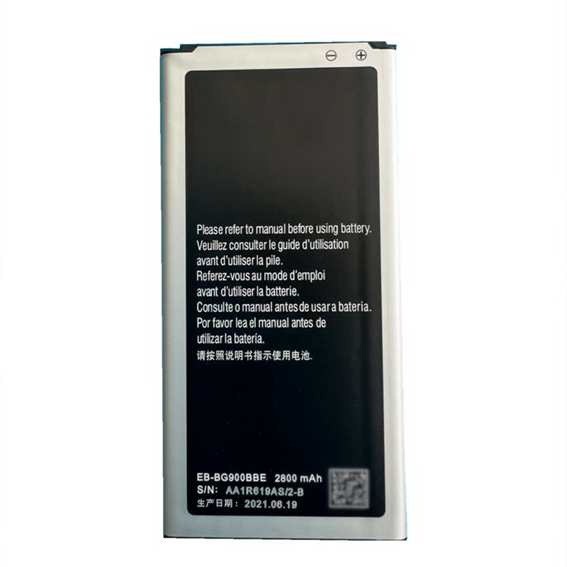 Original Capacity Phone Battery 2800mAh 3.85V For Samsung Galaxy S5 EB-BG900BBE