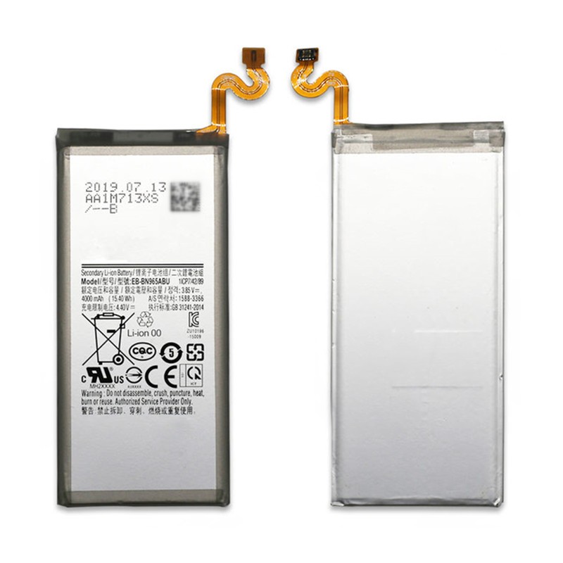 4000mAh 3.85V EB-BN965ABU Original Capacity Battery For Samsung Galaxy Note 9