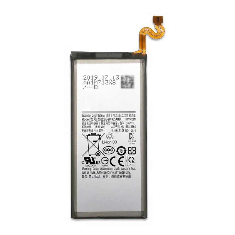 Brand new 4000mAh 3.85V EB-BN965ABU Original Capacity Battery For Samsung Galaxy Note 9