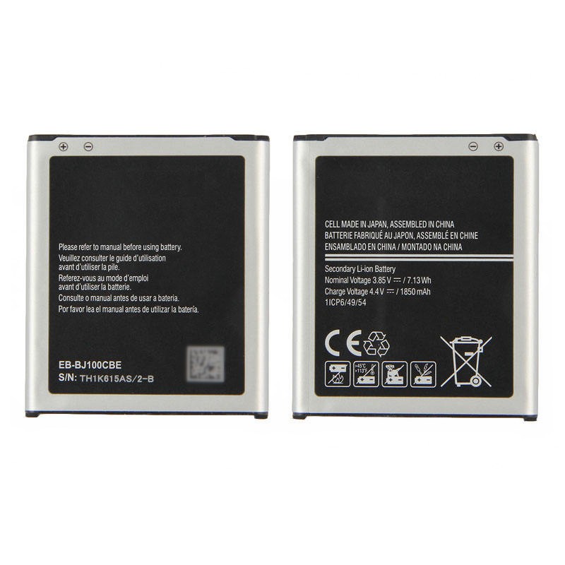 Factory Supply EB-BJ100CBE Battery 1850mAh 3.85V For Samsung Galaxy J1 SM-J100H