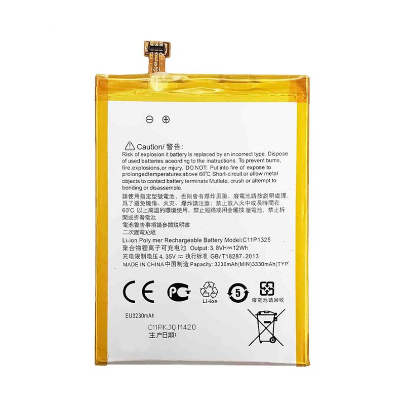Li-ion type C11P1325 Battery 3330mAh 3.8V For Asus Zenfone 6 Z6 2014 A600CG A601CG T00G