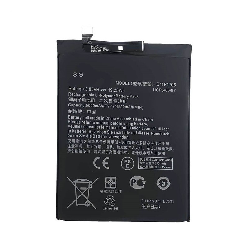 Hot Sale C11P1706 Battery 5000mAh 3.85V For Asus Zenfone Max Pro M1 ZB602KL