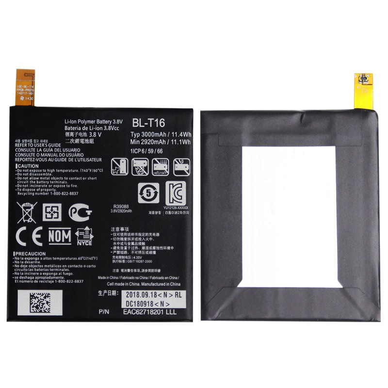 OEM BL-T16 Phone Battery For LG G Flex 2 H950 H955 H959 LS996 US995 F510L AS995