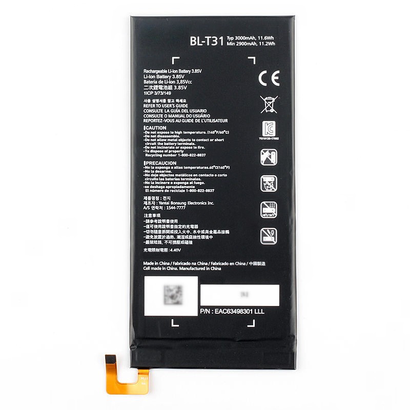 Supply BL-T31 Original Capacity Battery For LG G PAD F2 8.0 LK460 3000mAh 3.85V
