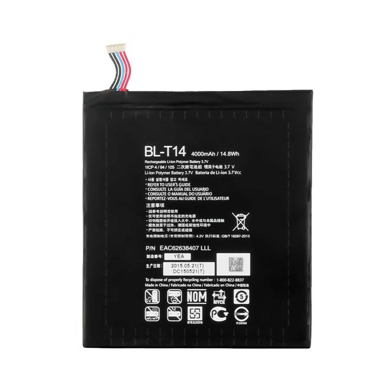 China original BL-T14 V495 V496 V490 Tablet Battery For LG G Pad F 8.0 3.7V 4000mAh
