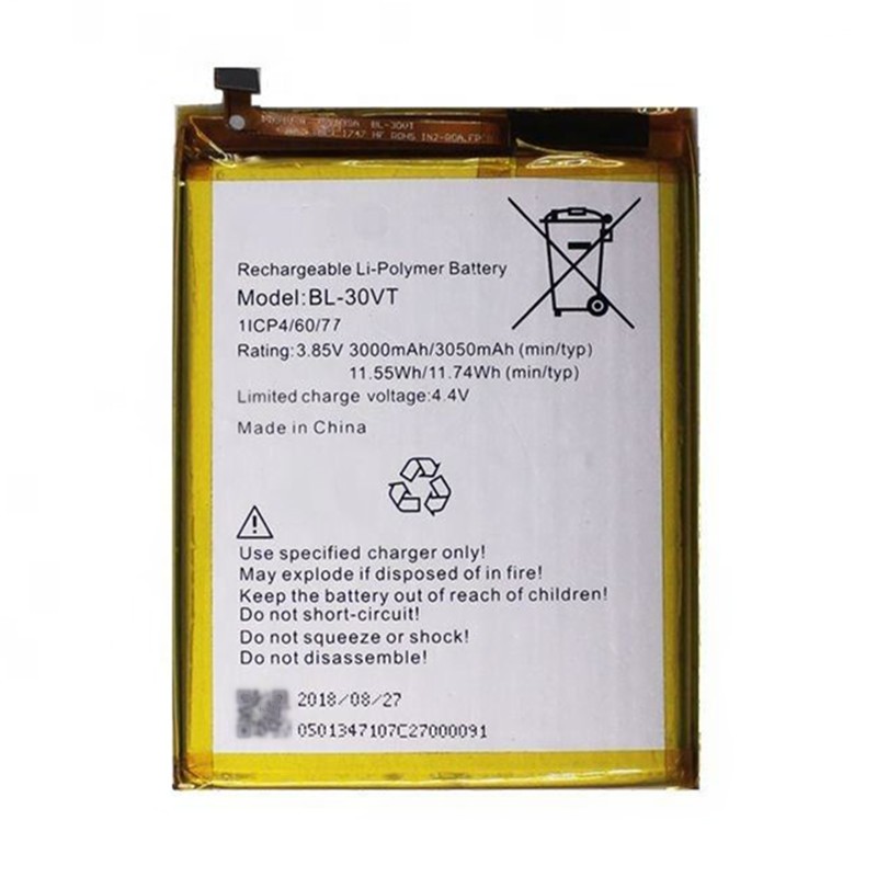 Wholesale BL_30VT Original Quality Battery For Tecno Camon 11 Pro 3000mah 3.85V