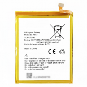 Supply Full Capacity BL_48AT Cell Phone Battery For Tecno L9 Plus 4850mAh 3.85V