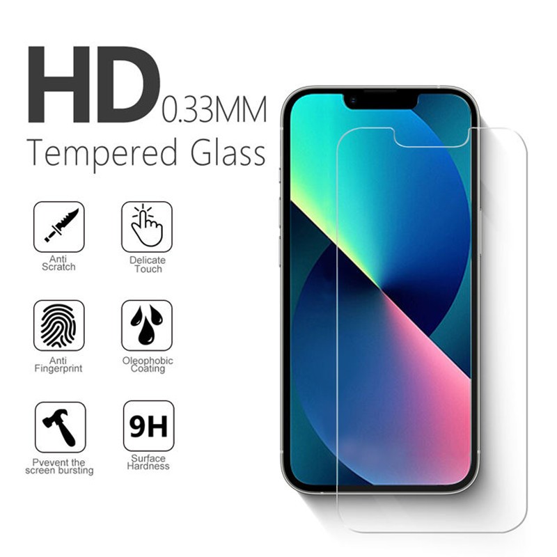 Factory Wholesale 9H 2.5D Screen Protector For iPhone 13 Mini Tempered Glass