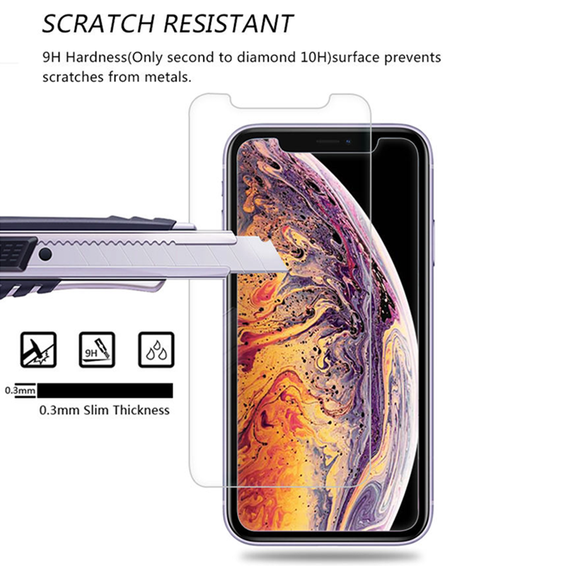  Hot Selling For Iphone XR Tempered Glass Installation Frame Iphone Film Easy Install Privacy Screen Protector 