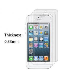 Factory Wholesale Anti-scratch Hardness 2.5D Screen Protector For iPhone 5 Tempered Glass film