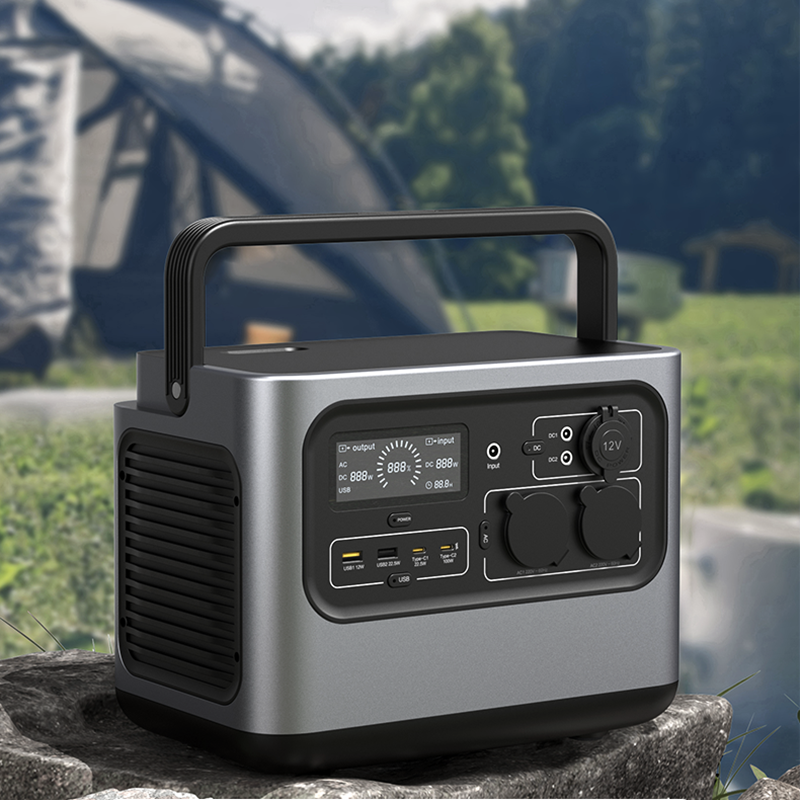 AC 110V 230V 600wh portable power station for outdoor camping hiking