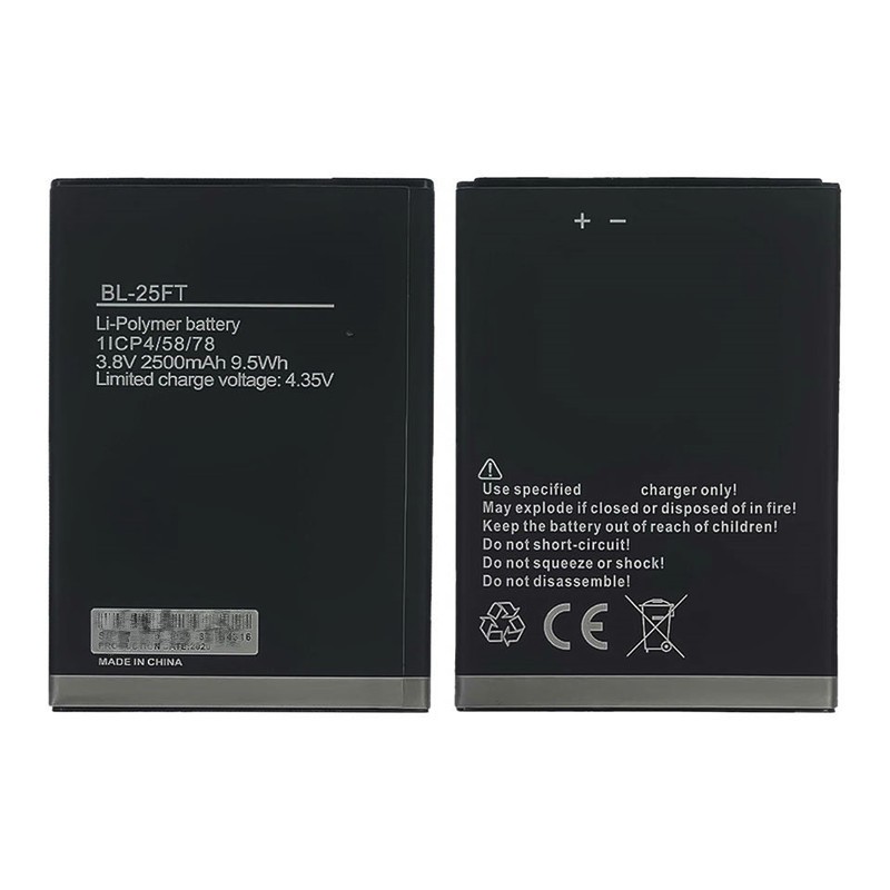 Wholesaler BL_25FT Good Quality Cell Phone Battery For Tecno W3 2500mAh 3.8V