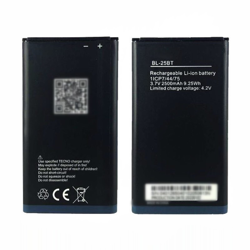 Wholesale BL_25BT Long Life Battery For Tecno Phone T465 T528 2500mAh 3.7V